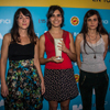 ENTREGA DE PREMIOS 15º BAFICI- Elisa Carricajo, María Villar y Romina Paula